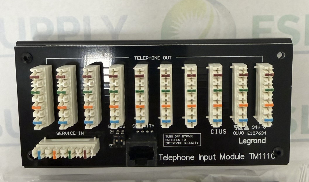 On-Q TM1110 10-Way IDC Telephone Module RJ31X Security Interface New