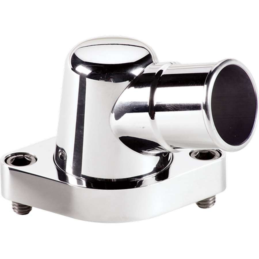 Billet Specialties Water Neck Polished Thermostat Hsng 75 Deg. Swivel 90320