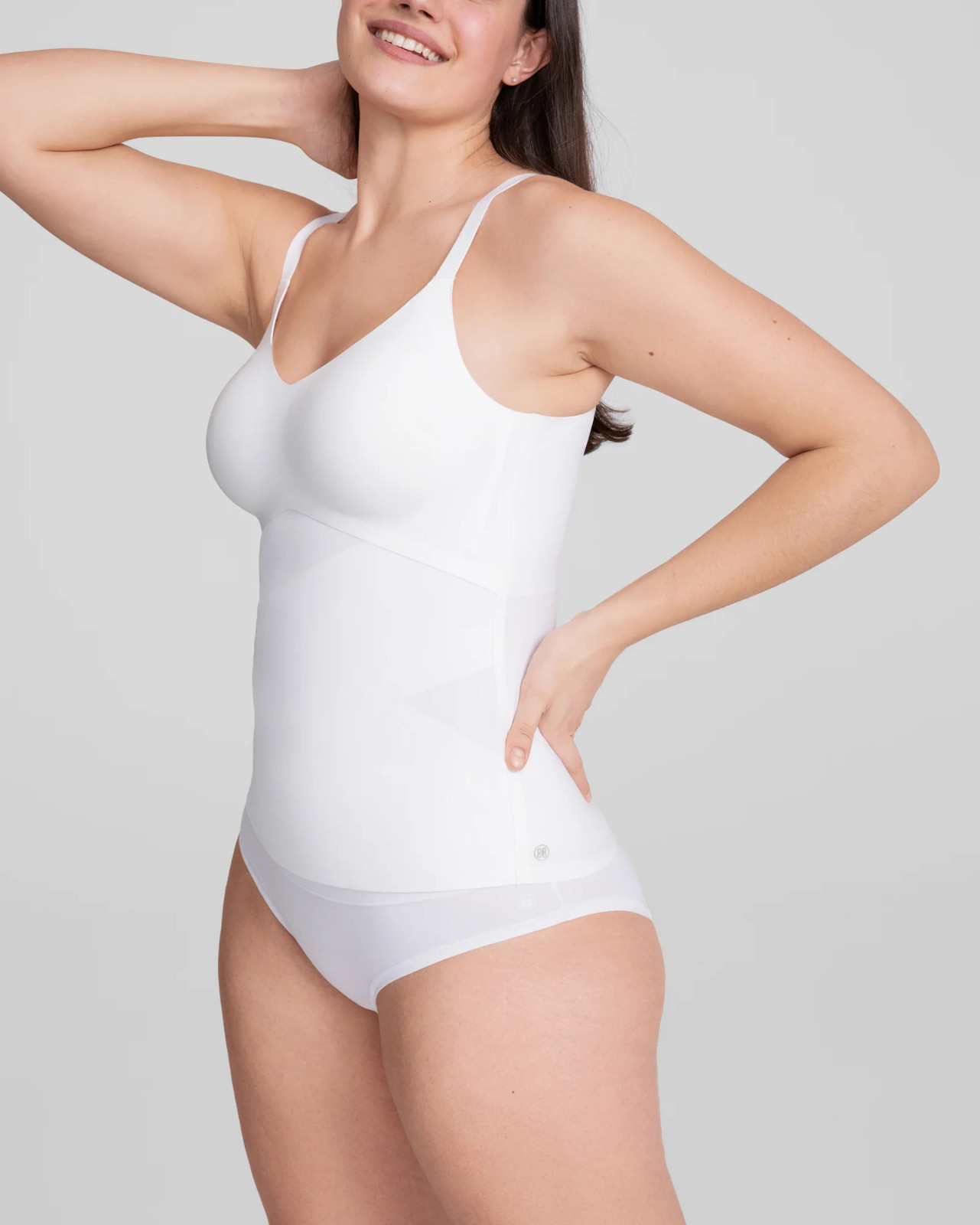 NWT Honeylove LiftWear Cami Size Small Astal/White