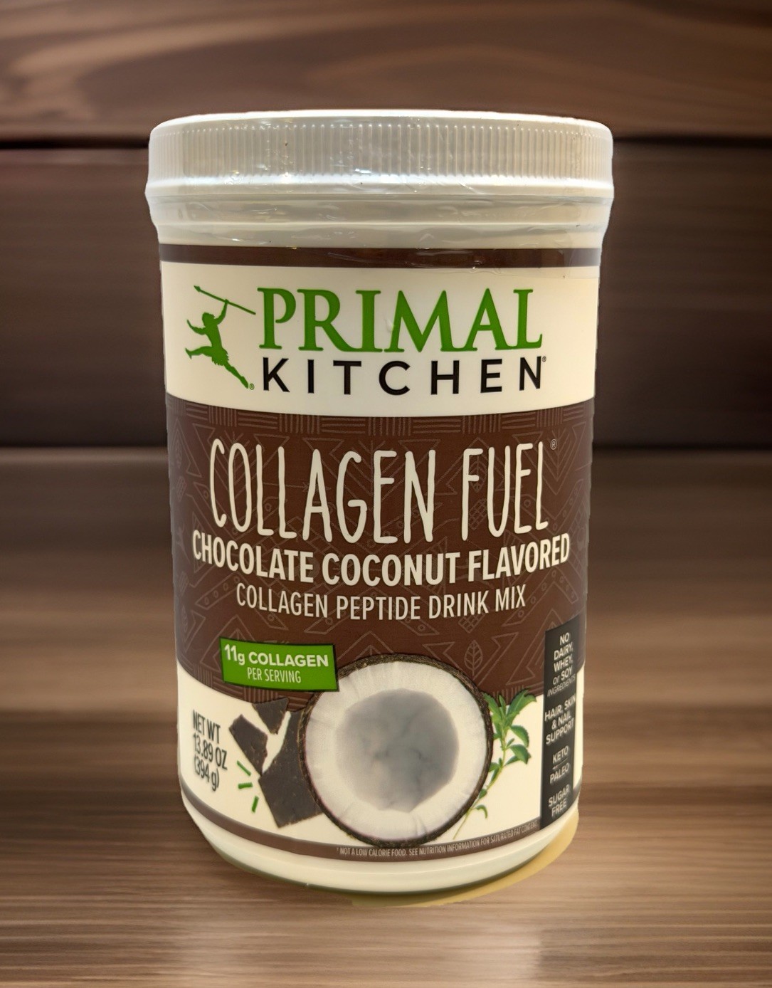 Primal Kitchen Collagen Fuel Collagen Peptide Drink Mix Chocolate Coconut 11/26