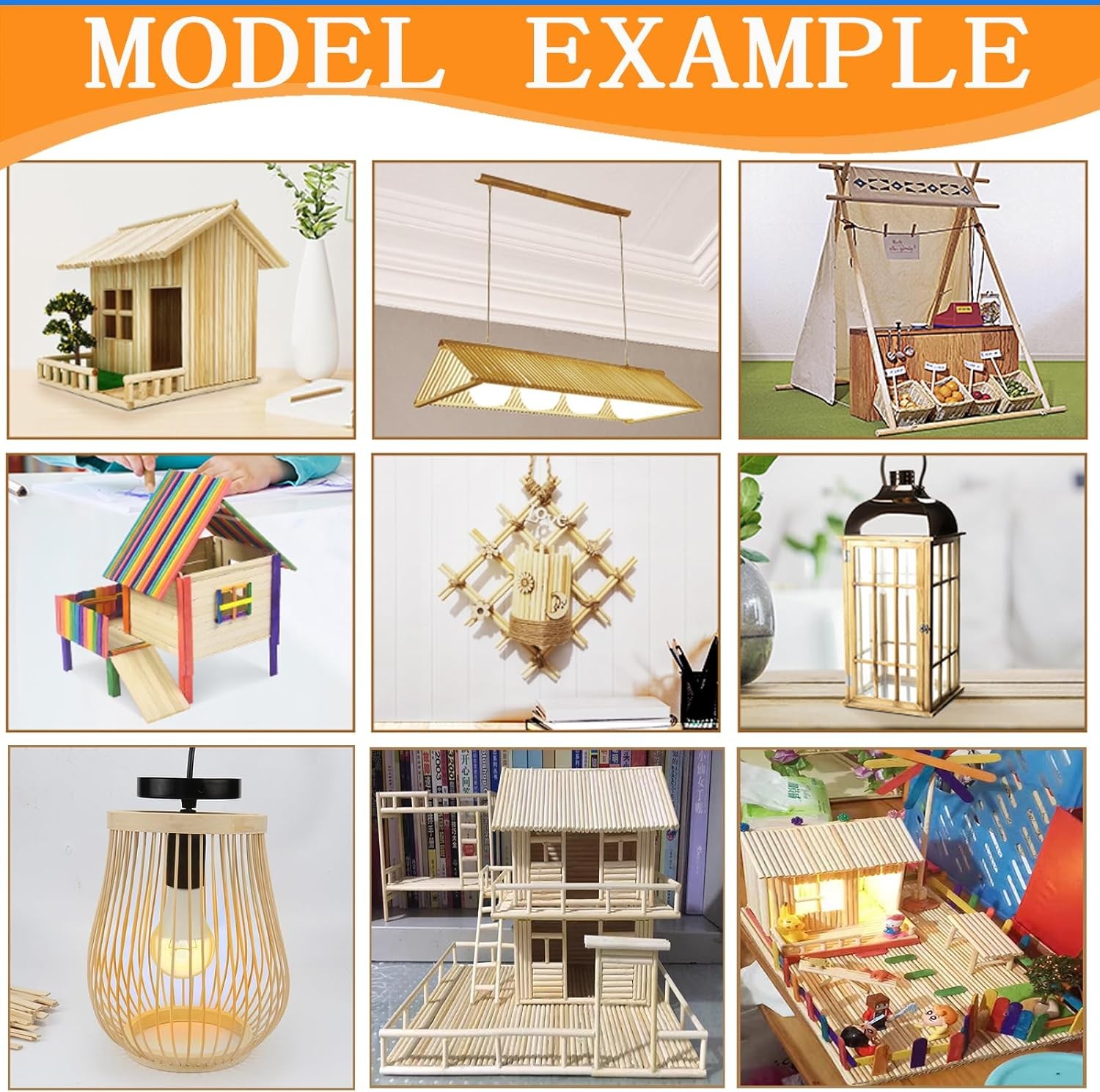 Solid Beech Wooden Dowels Φ3 - 60mm/Length 100mm 200mm 300mm DIY Craft Models
