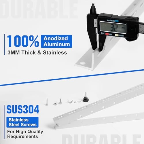 2 Sets 45inch Solar Panel Mount Brackets Adjustable Tilt Mount Brackets,