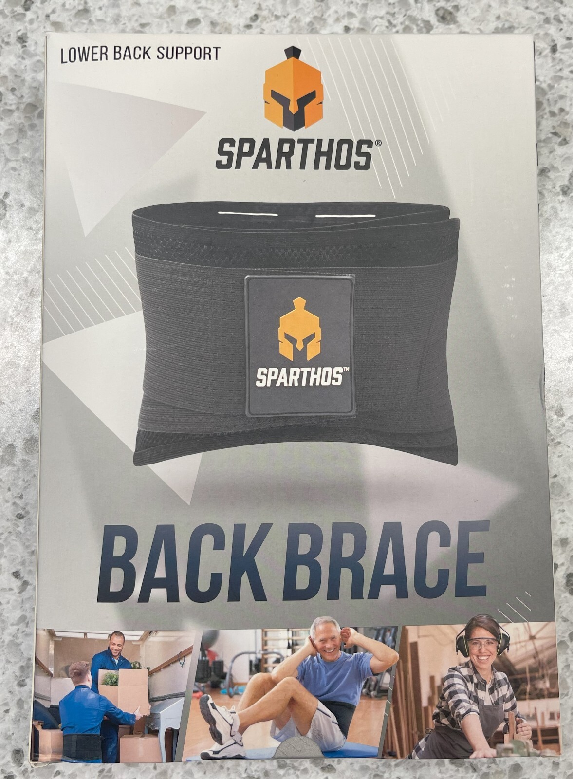 Sparthos Back Support Belt - Immediate Relief from Back Pain, Sciatica,