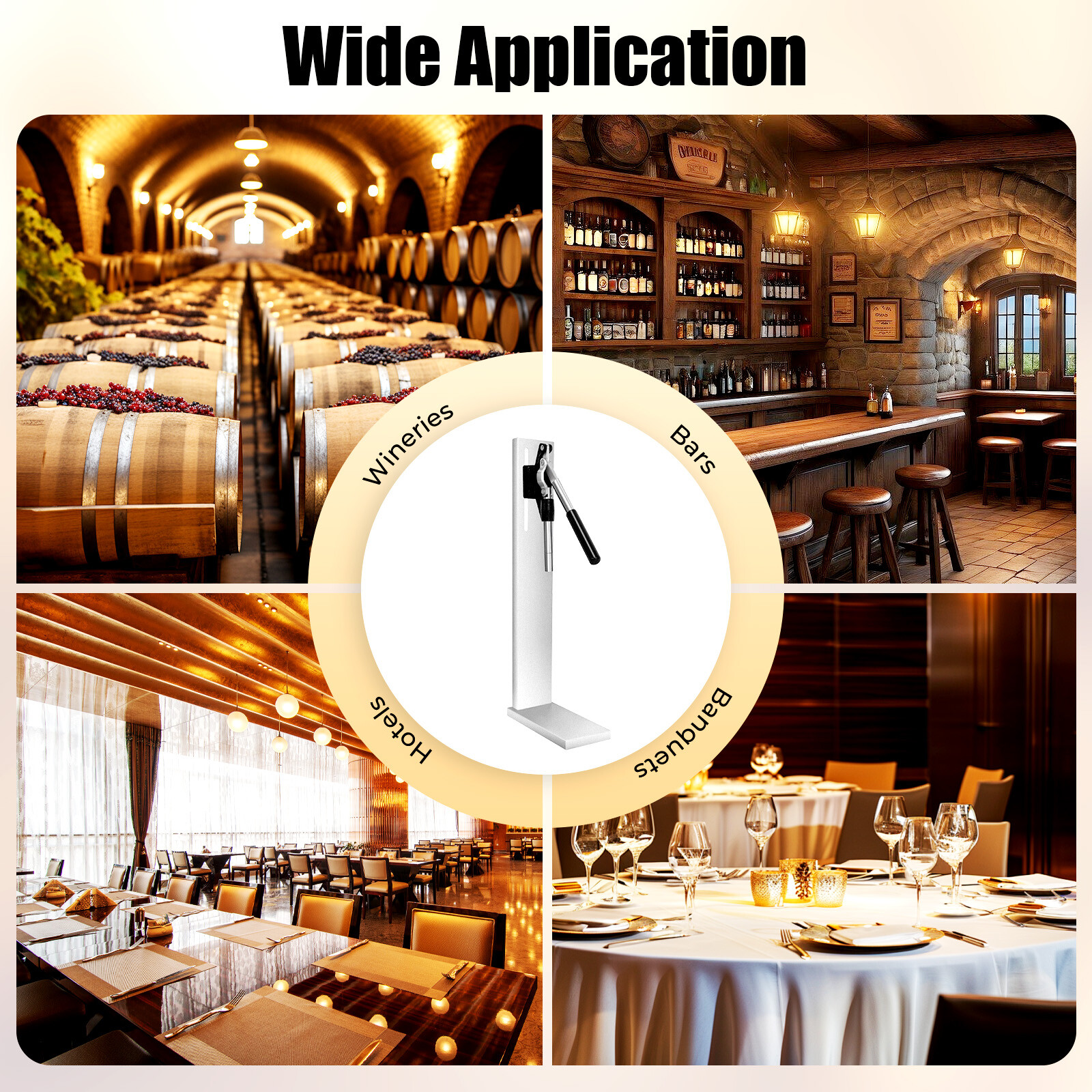 Hand Pressure Manual Corker Wine Corking Inserting Bottle Stopper Corks POM Tool