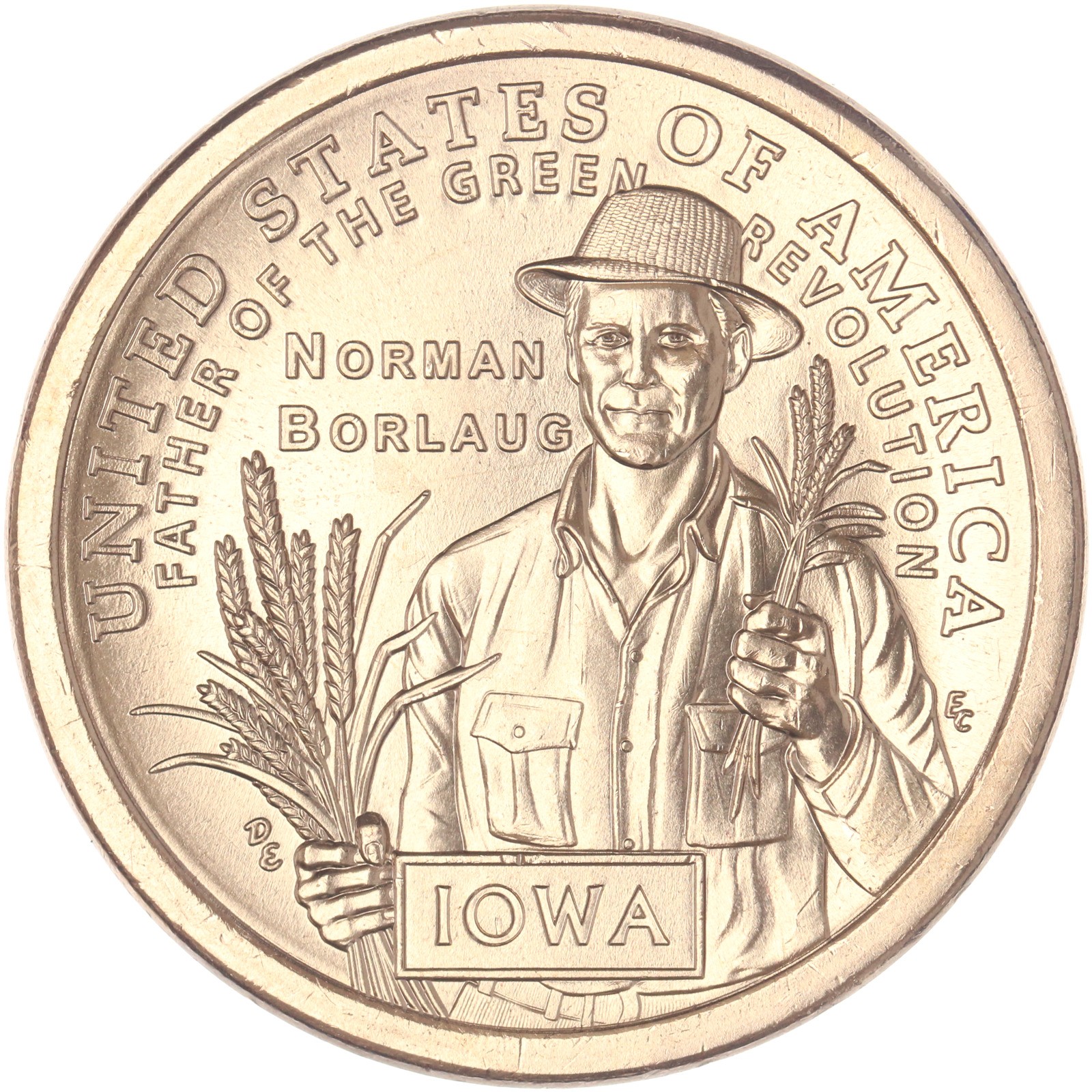 2026 P Innovation Norman Borlaug Iowa Dollar BU