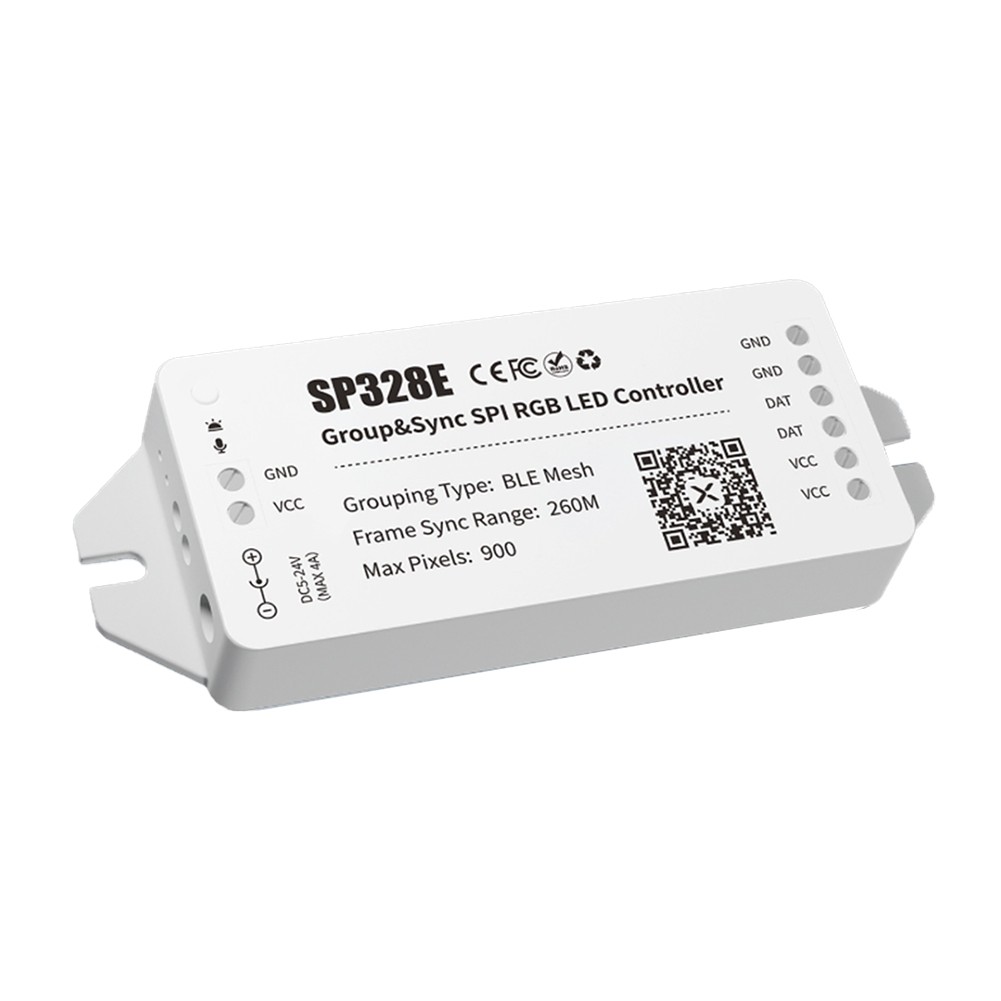 SP328E SPI LED Controller with Mesh Bluetooth APP   Amplifier Sync Control4486