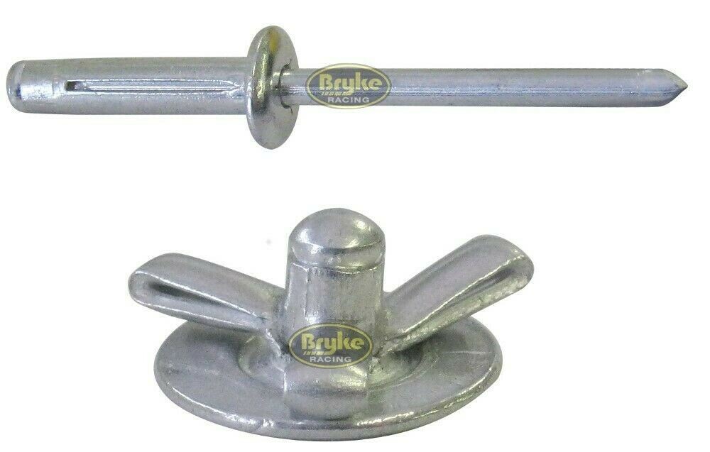 Small Head Mill Exploding Rivets 1/8" 250ct Tri-Fold Racing Fasteners