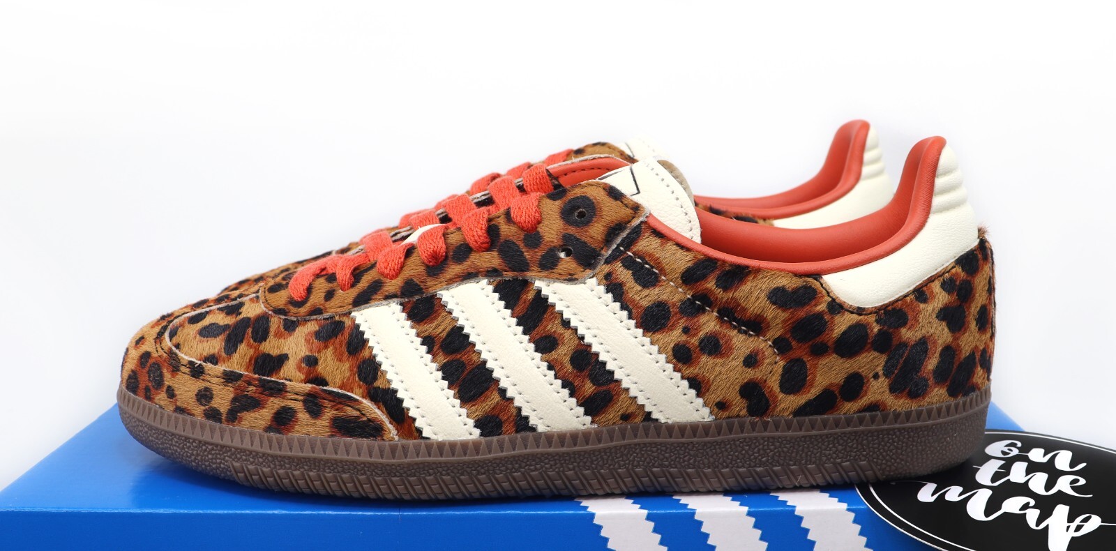 Adidas Samba OG Preloved Red Leopard Pony Hair UK 5 6 7 8 9 10 13 US JI2734 New