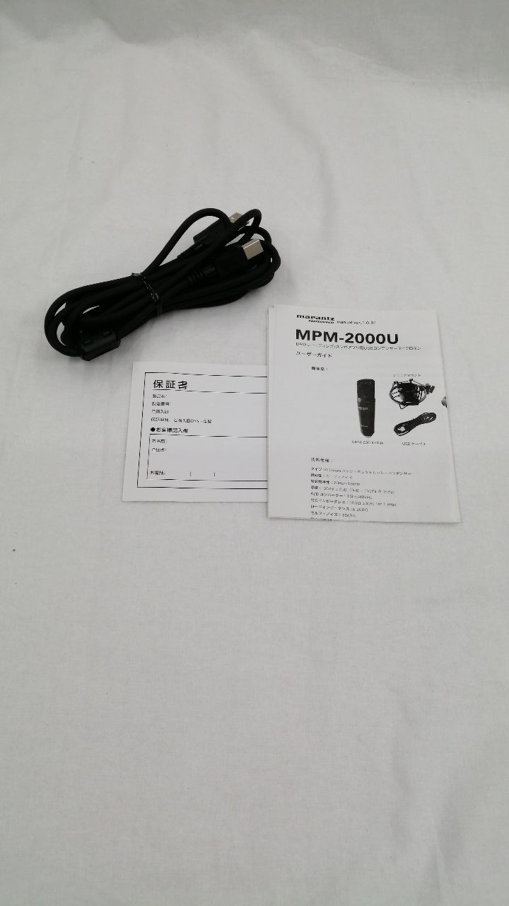 MARANTZ USB Condenser Microphone MPM-2000U Used