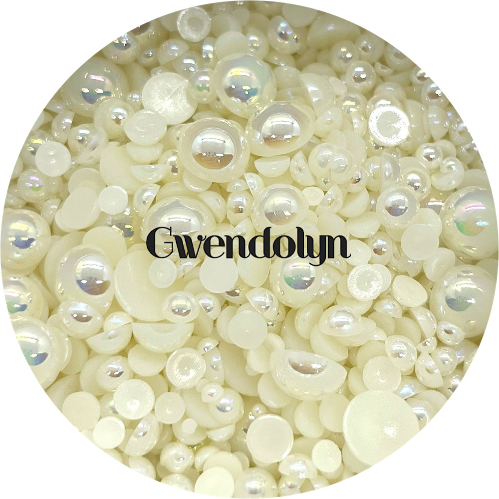 Ivory Flat Back Pearls | Pearls | Nail Art | Tumblers | DIY Crafts | Resin Art