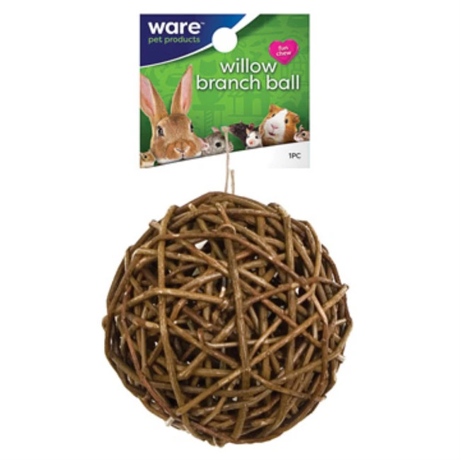 Ware Willow Branch Ball 4" Small Animal Chew Toy