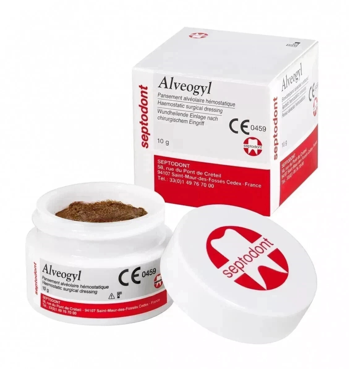 Alveogyl  Treatment Dental Material 10gm Paste Dry Socket by Septodont FREE SHIP
