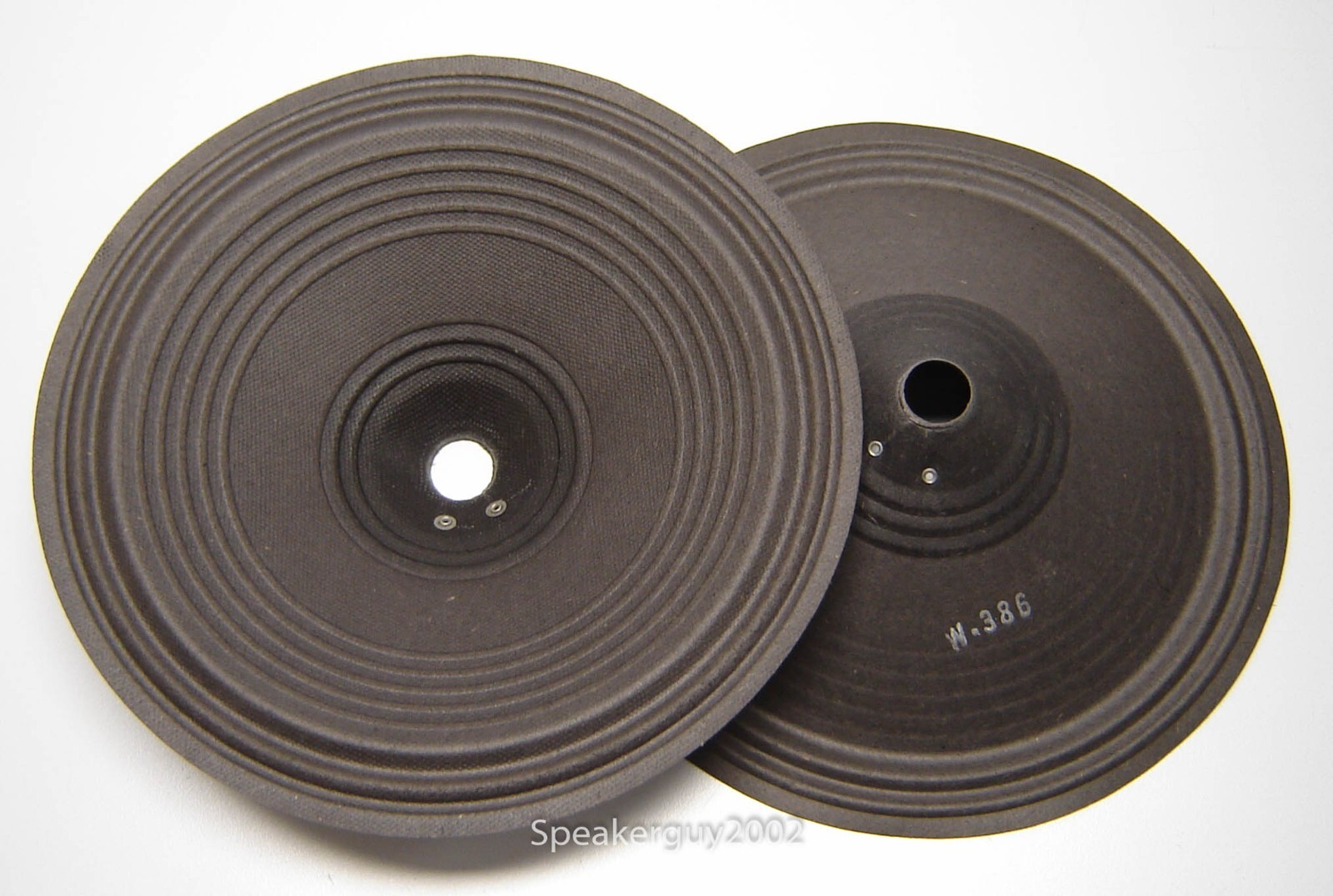 Pair 7" Paper Cones - Speaker Parts - W386
