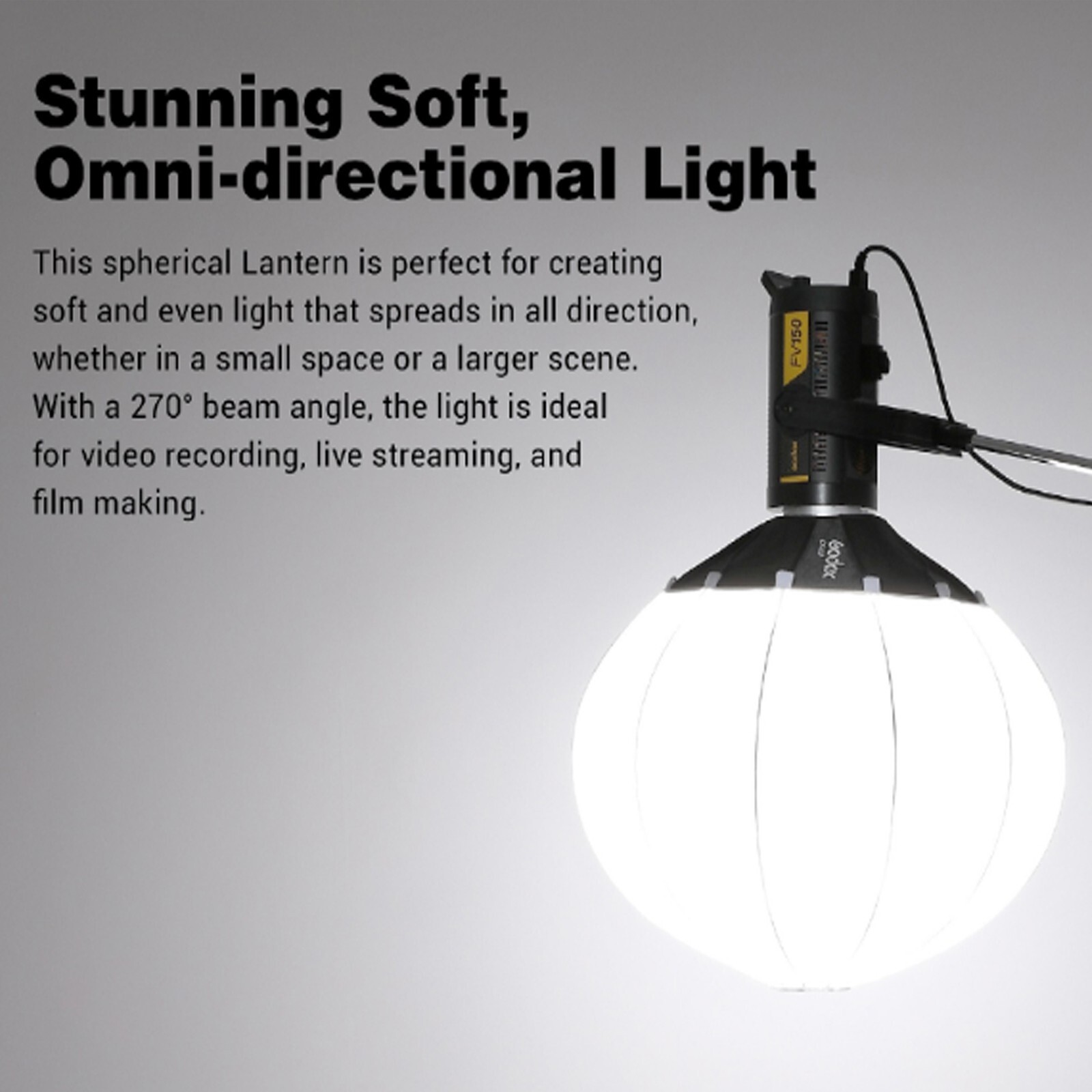 Godox CS-65D 65cm Lantern Softbox Quick-Setup Soft Light Modifier with Skirt