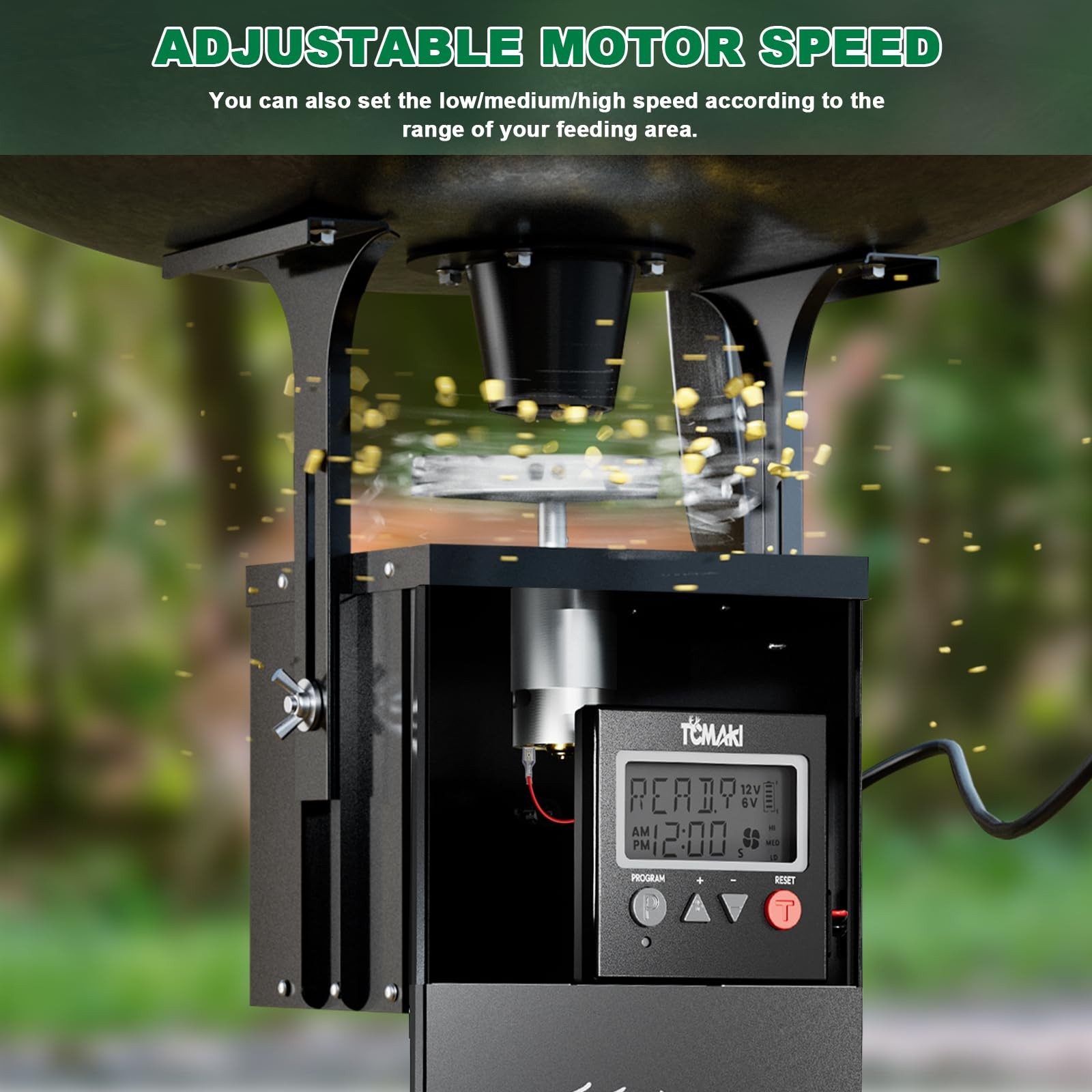 Digital Timer Deer Feeder Timer 6V 12V Digital Timer for Deer Goat Feeder Kit 8
