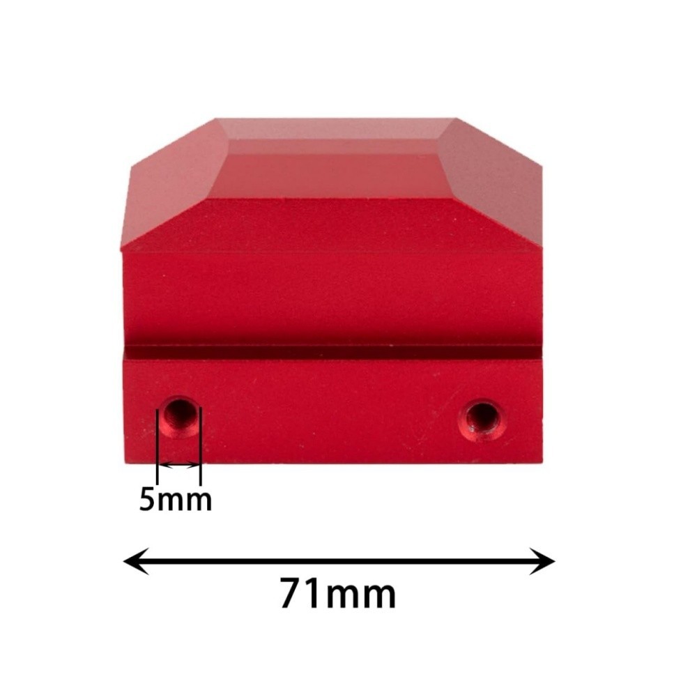 Jack Lift Pad Anodized for Camaro 6th Gen for Chevrolet Jack Pad 4 Pcs (Red)