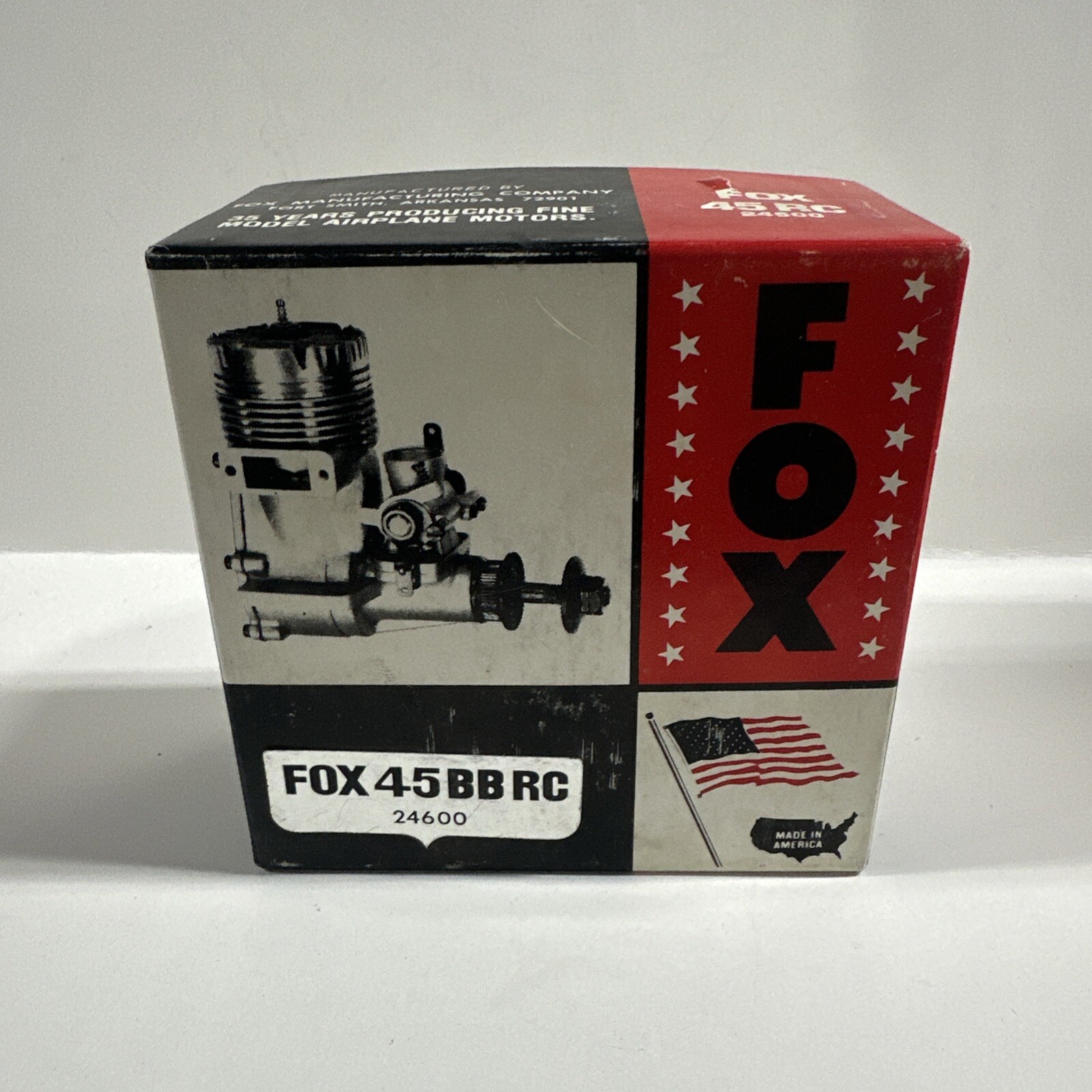 Vintage Fox 45 RC Motor with Bushing Main Bearing 24500