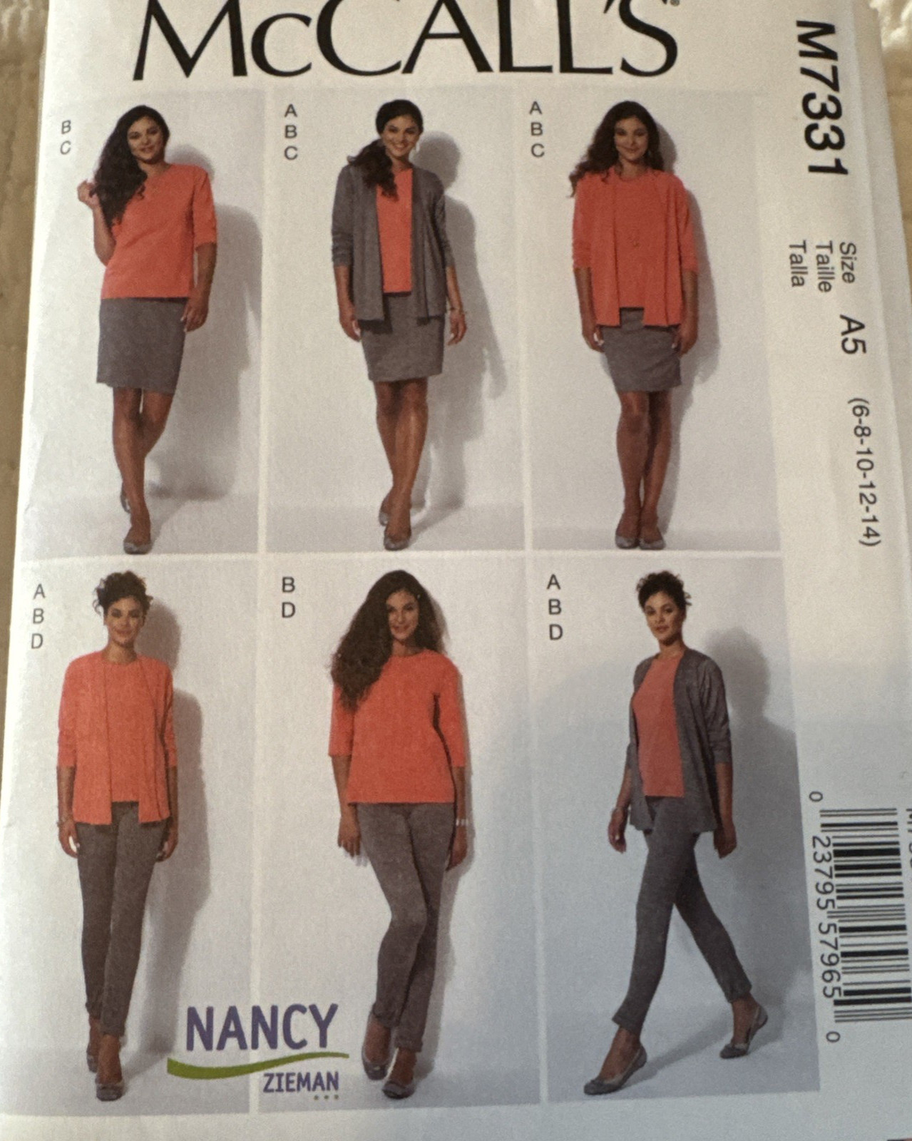 Choice McCalls Women's Pattern Collection