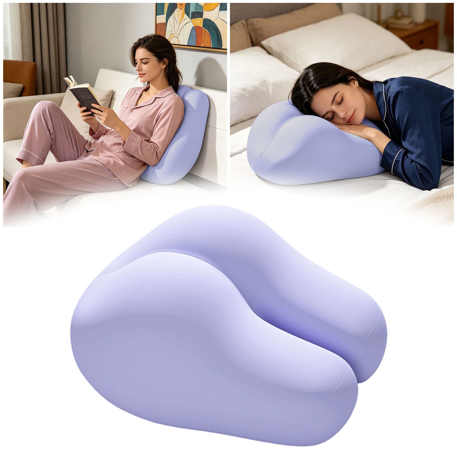 Functional Ergonomic A Two In Reading And Sleeping Back Support Pad