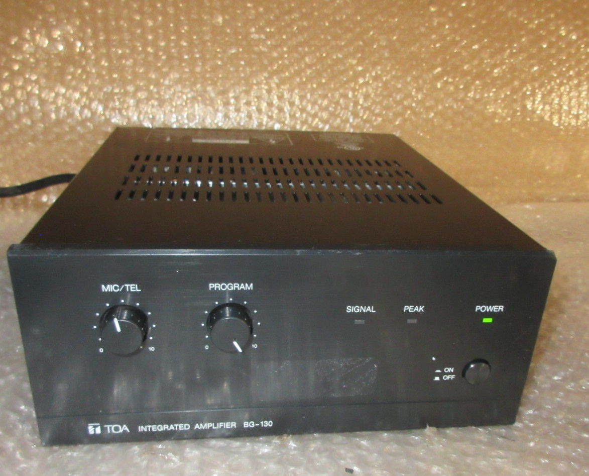 TOA BG-130 Mixer Integrated Amplifier