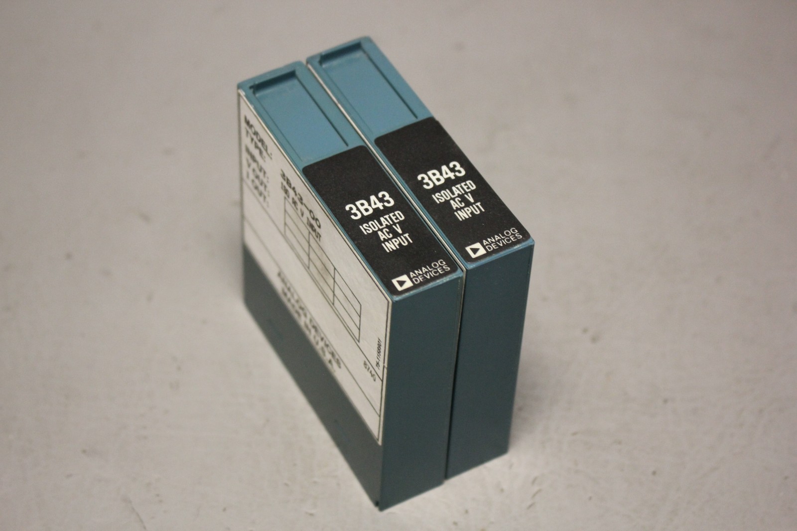 LOT OF 2 NEW ANALOG DEVICES INPUT MODULES 3B43-00