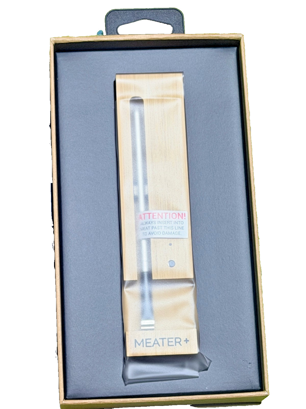Meater Plus Wireless Smart Meat Thermometer RTU-MT-MP01 Bluetooth Phone App