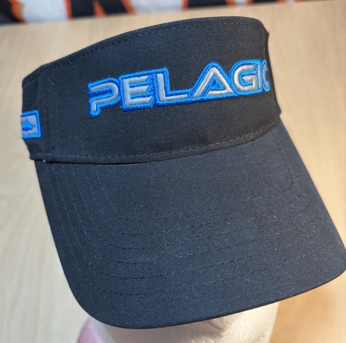 Pelagic Performance Visor Dorado Black Adjustable Hat Premium NEW Sailfish