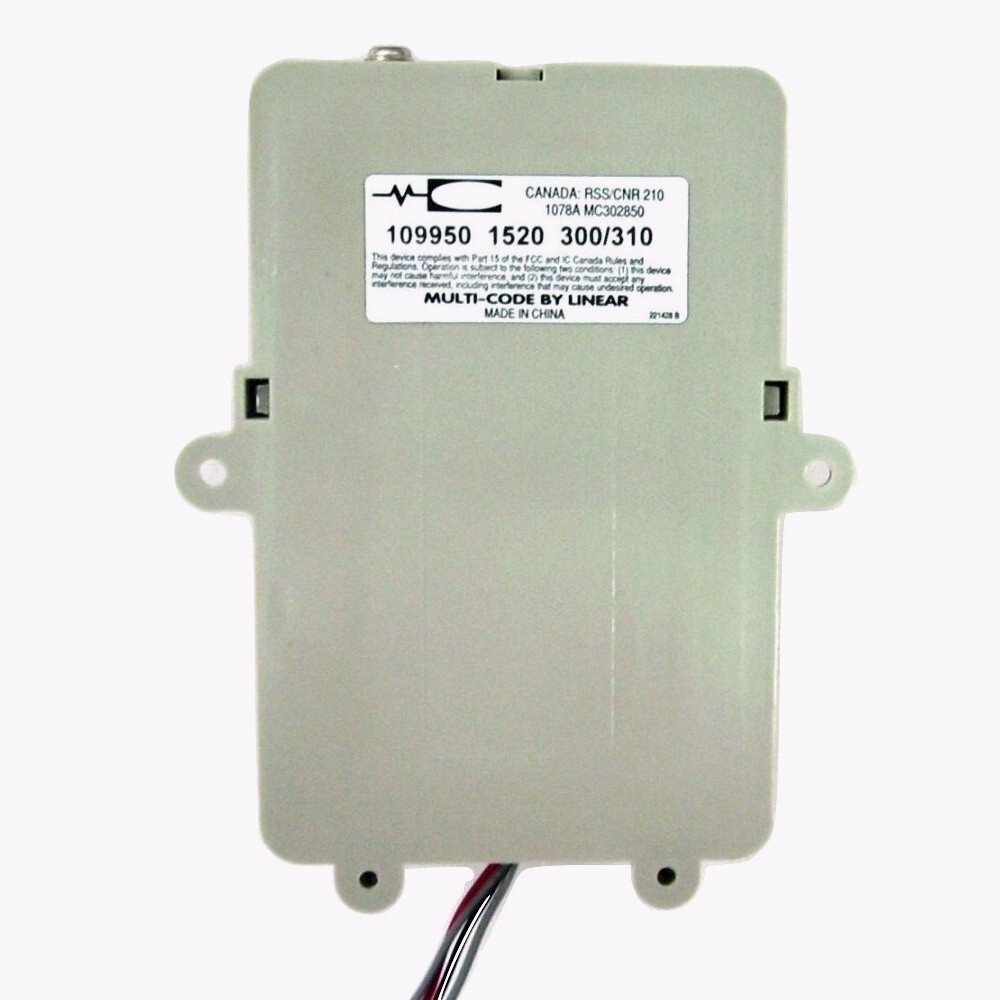 Multi-Code 1099 12 24-Volt Gate Radio Receiver MultiCode 109950 Linear MCS109950