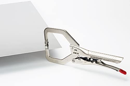 SK11 Auto-Adjust C-Type Locking Pliers Maximum Jaw Opening 60mm Jaw Depth 61mm
