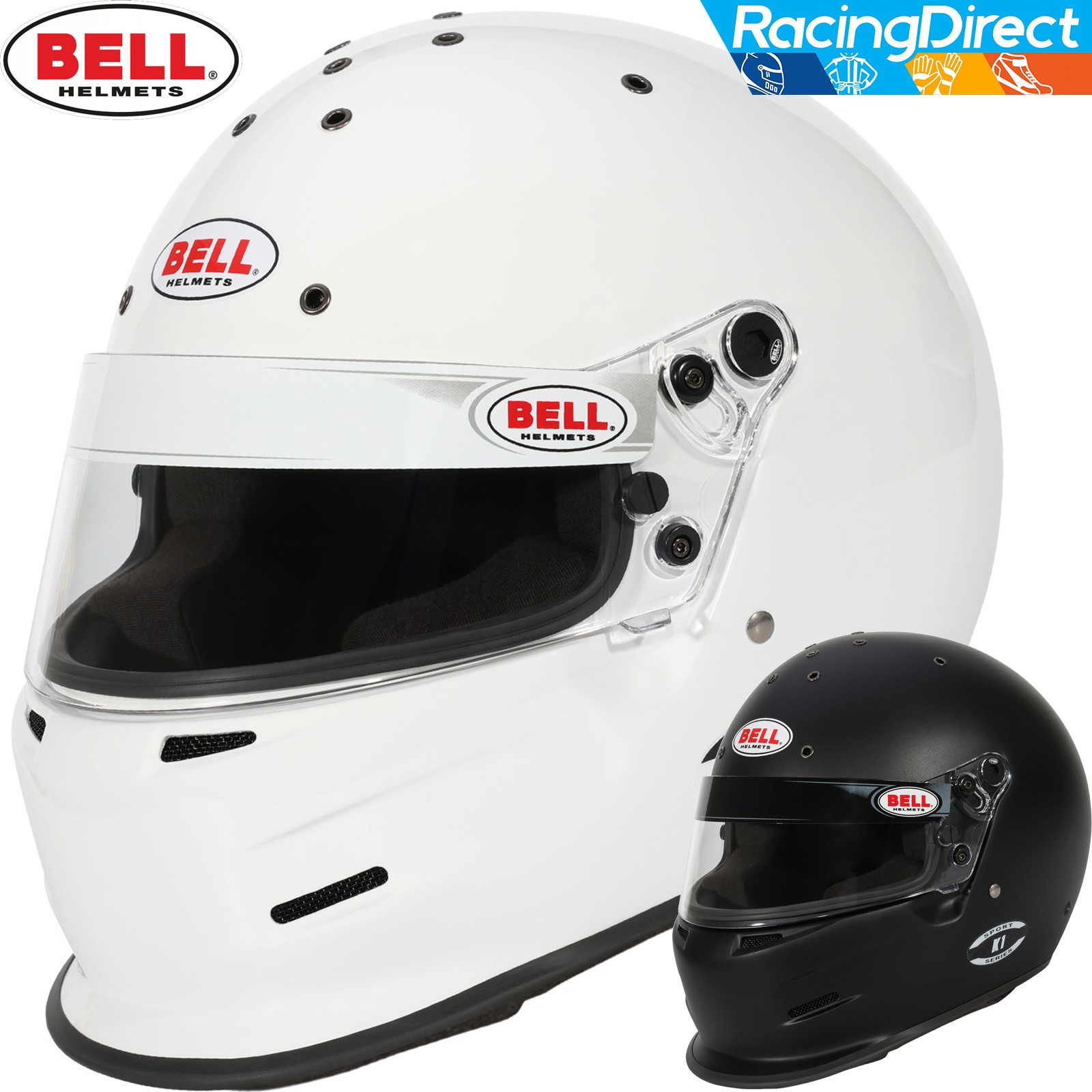 Bell - K1 Sport SA2025 Racing Helmet - Auto / Kart Snell Rated - All Styles!