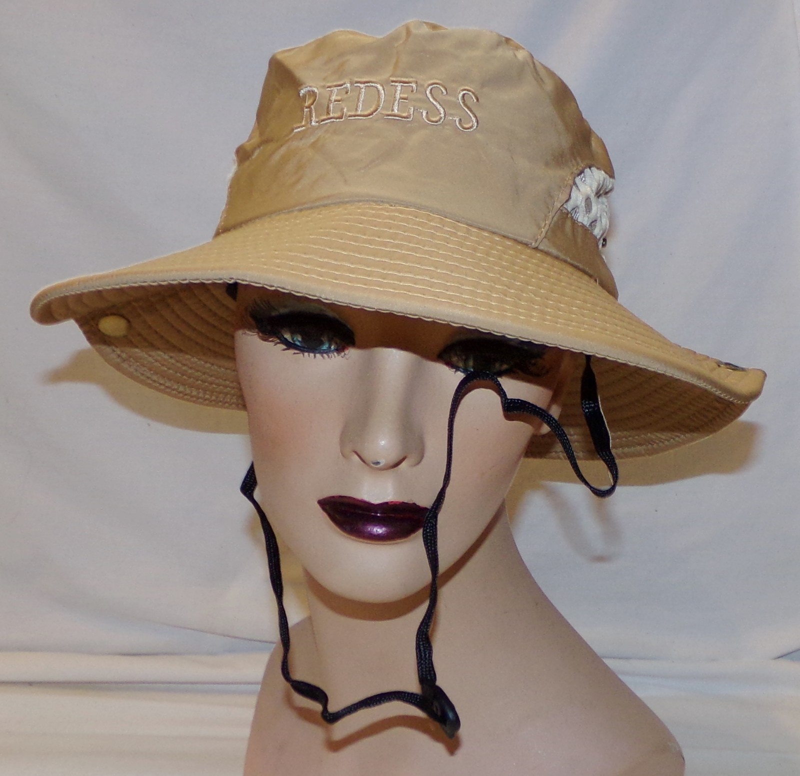 Redess Waterproof Boonie Fishing Sun Hat New Mens L Large Vented Mesh