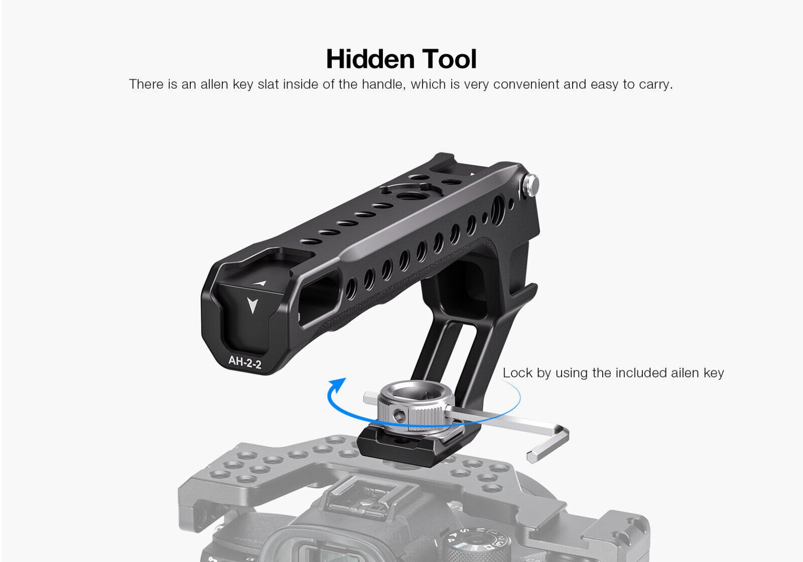 Leofoto AH-2-2 ARRI Locating Top Handle ARRI