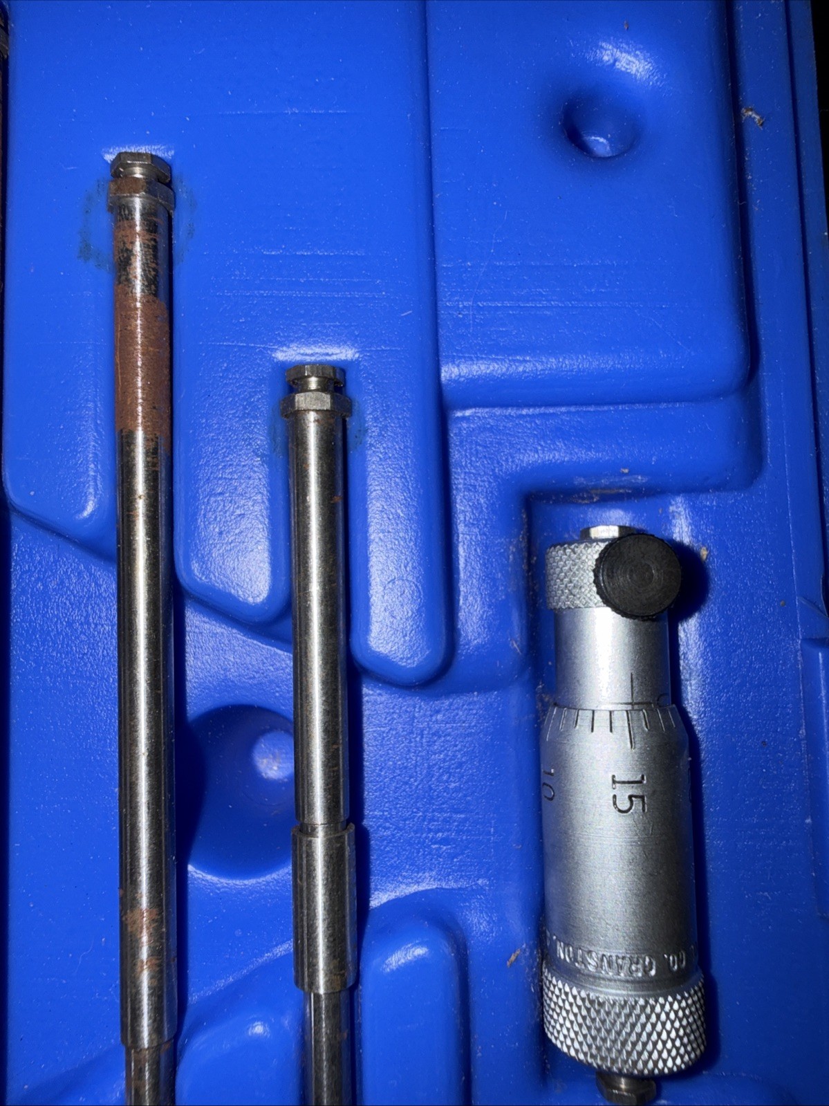 Central Tools Inside Micrometer Rod Type No 85 Complete Set Box, 2”-8” Instr.