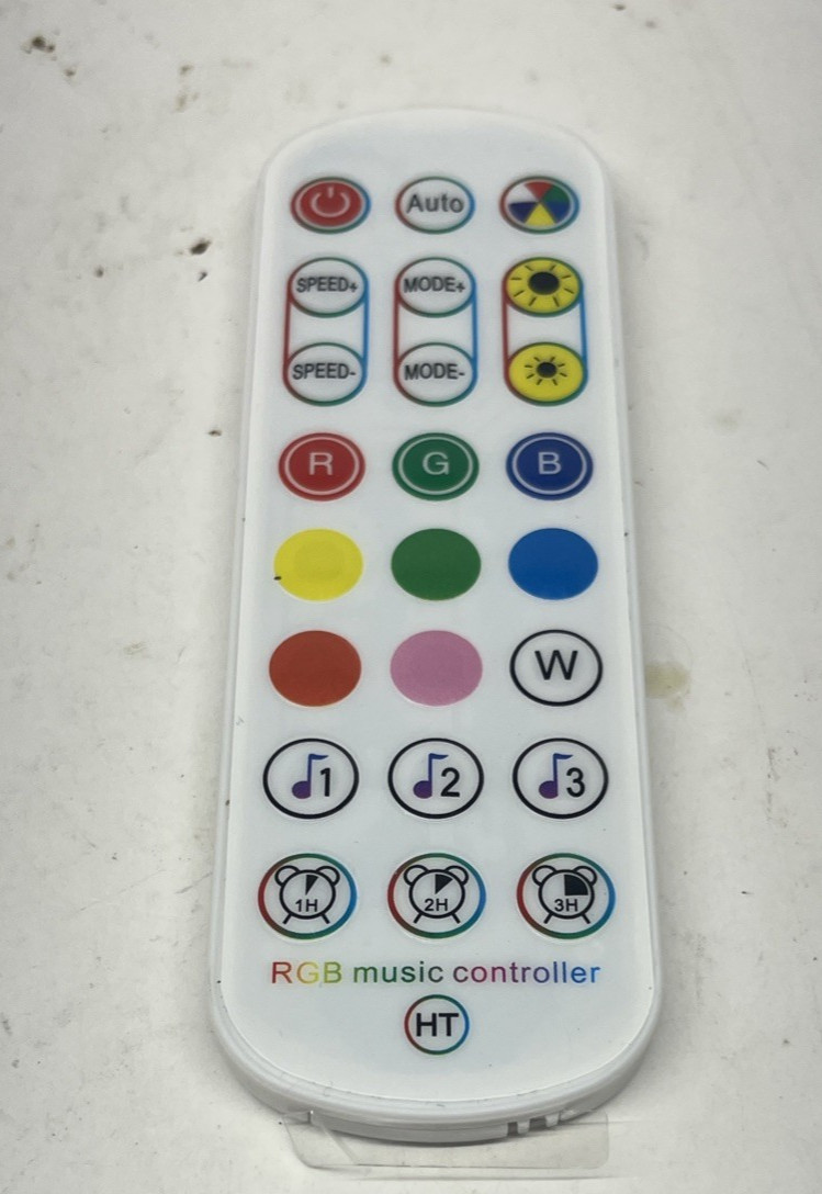 HT RGB Music Controller White Remote Control (8)