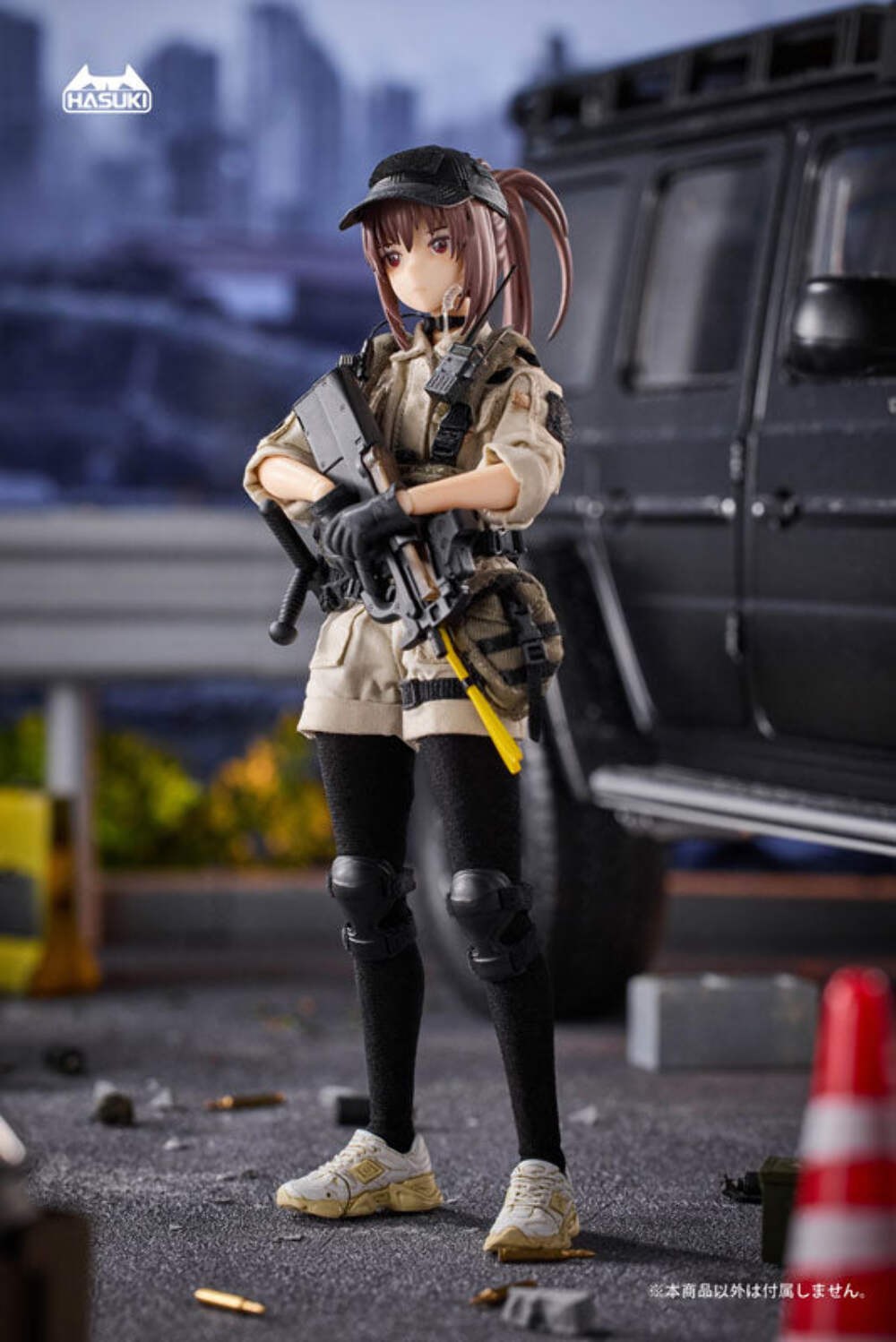 Hasuki Pocket Art Series PA006 Security Hiyo Reizei 1/12 Action Figure