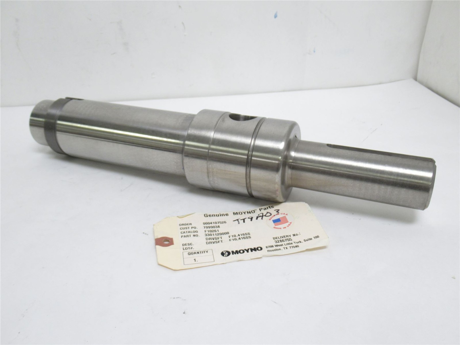 229061 New-No Box; Moyno F10261 Drive Shaft; SS; 17-3/8" Long