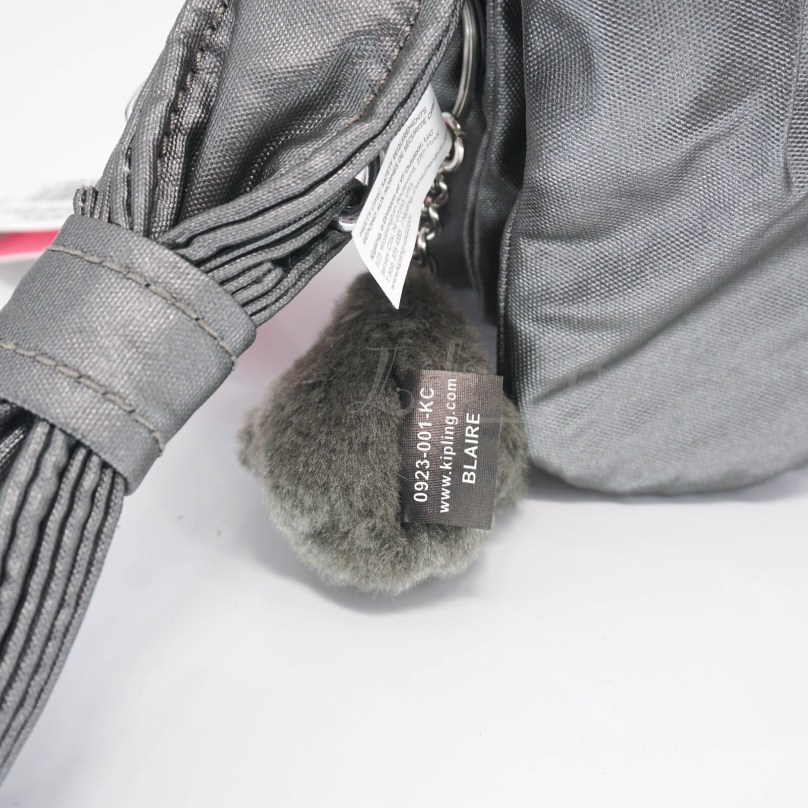 Kipling Creativity XL Pleat Extra LargePouch Polyamide KIB5P4 Moon Grey Metallic