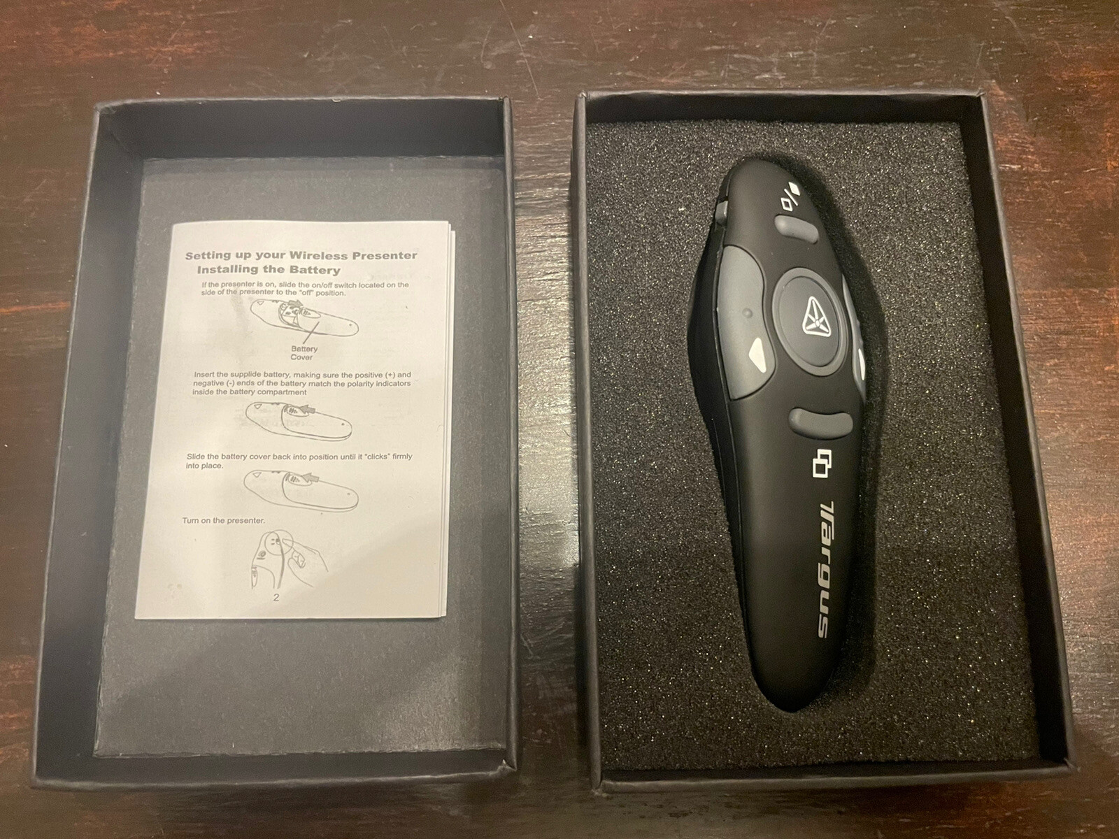 Targus Wireless Presenter with Laser Pointer 40ft range. Working Test Unit