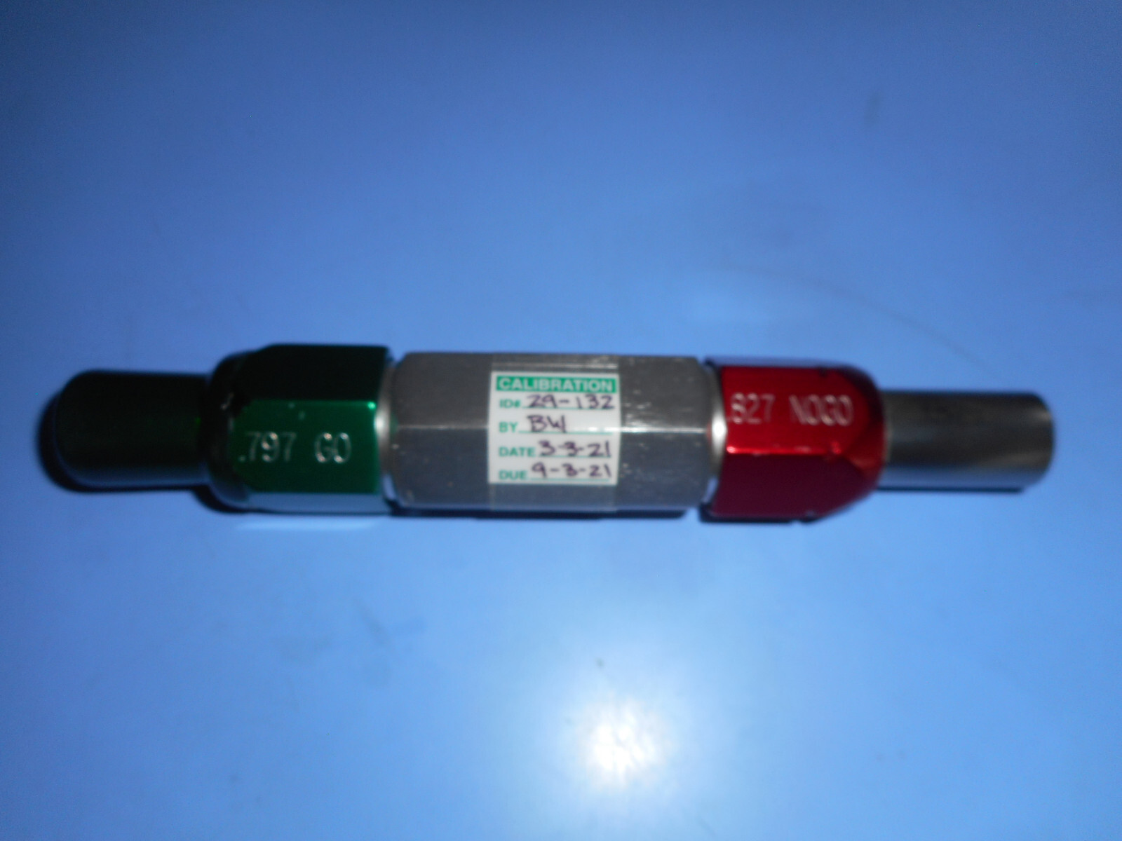0.797 & 0.827 Pin Plug Gage Go No-Go * 0.797 0.827 * Meyer * Class X