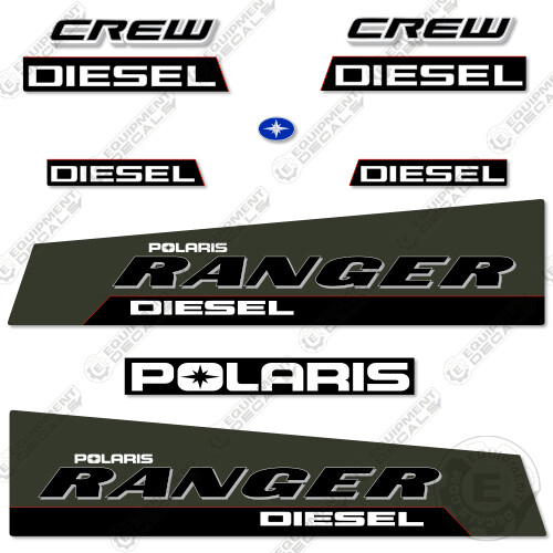 Fits Polaris Ranger Decal Kit Utility Vehicle - Crew Cab 2015
