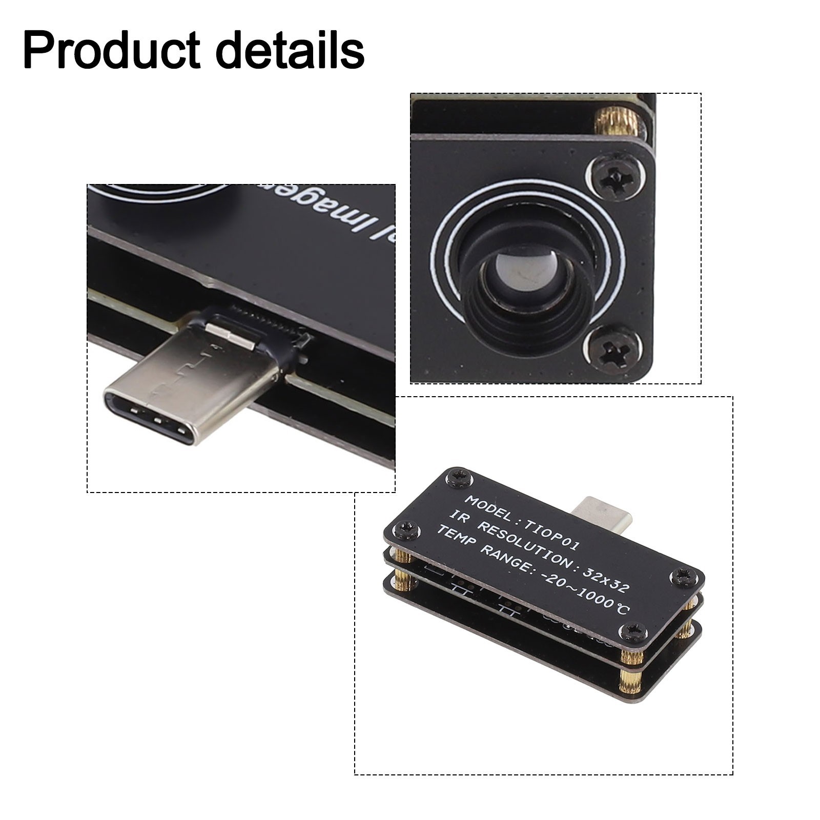 For Android Compatible Infrared Thermal Imaging Camera User Friendly Interface
