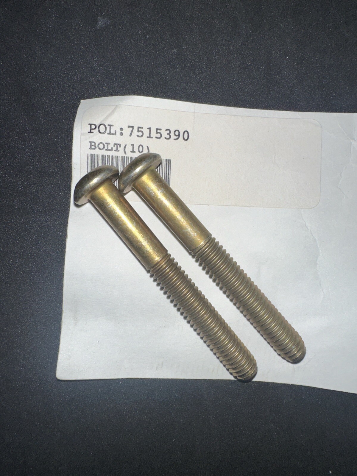 POLARIS PURE OEM NOS ATV SNOWMOBILE PWC BOLT PACK OF TWO 2	7515390 (A17)