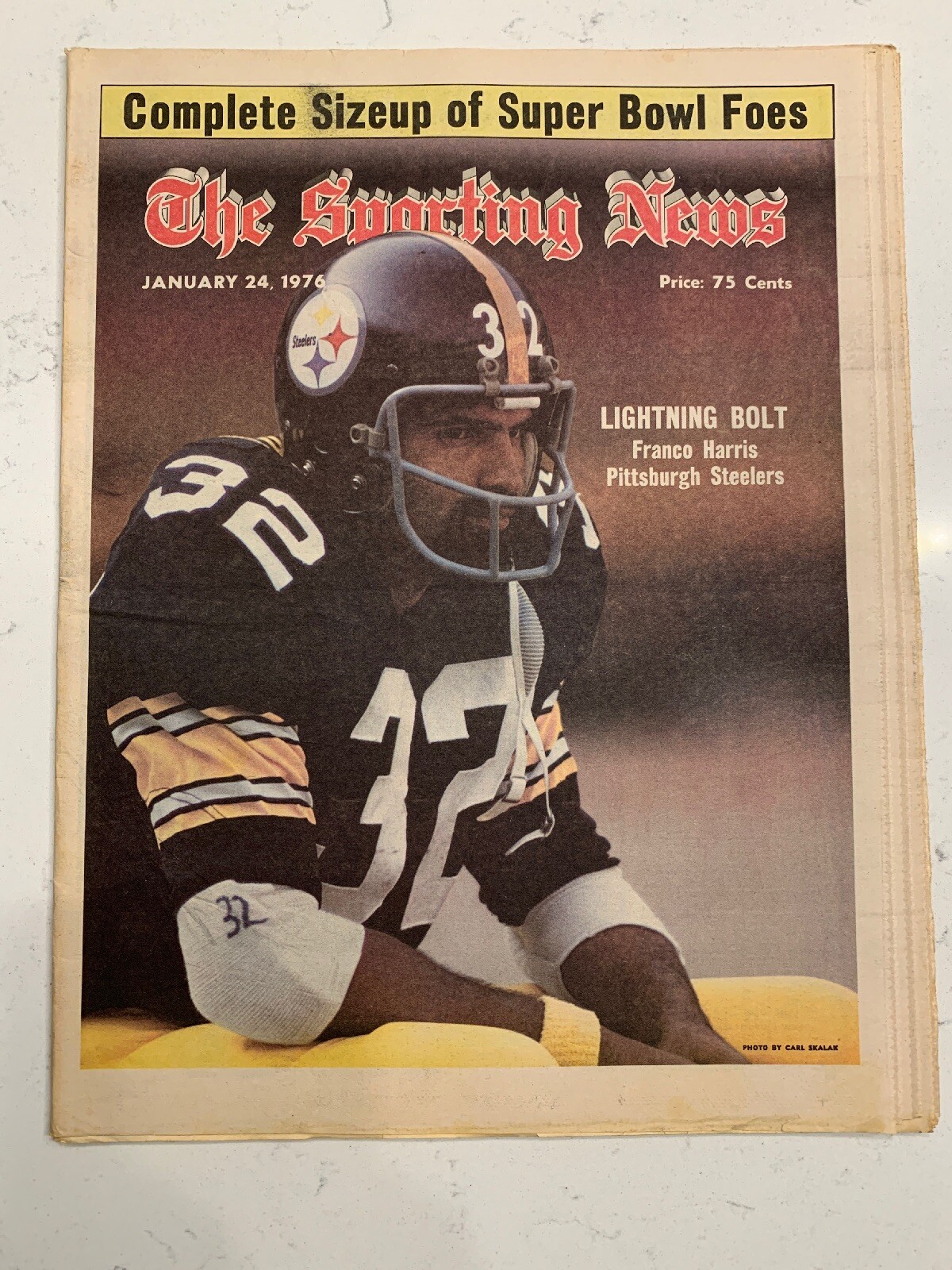 The Sporting News January 24,1976,Franco Harris Super Bowl, Steelers,(B33)