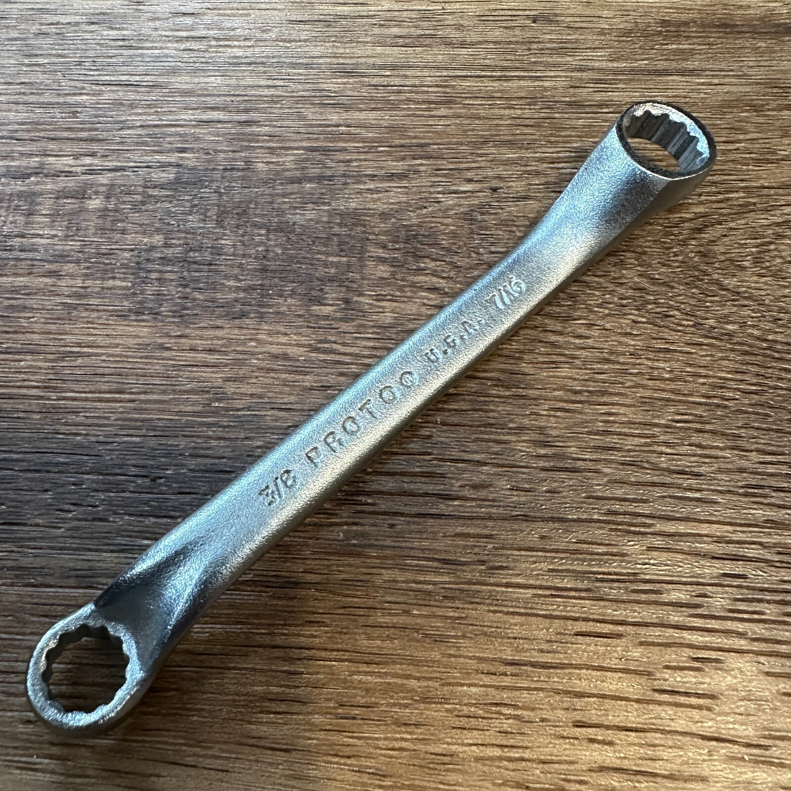 Proto 8160 - 7/16" & 3/8" Offset Box Wrench - Made in USA 5.25"
