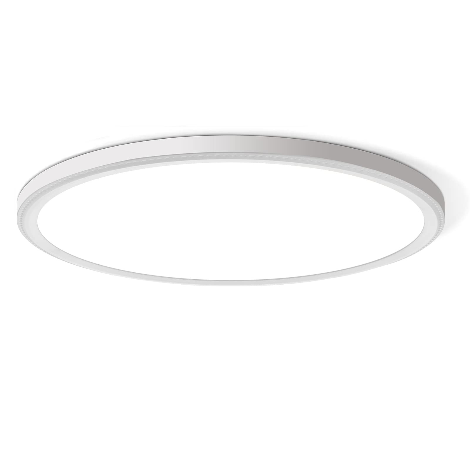 3200lm LED Flush Mount Ceiling Light, Super Slim 12 inch LED Ceiling Light, 5...