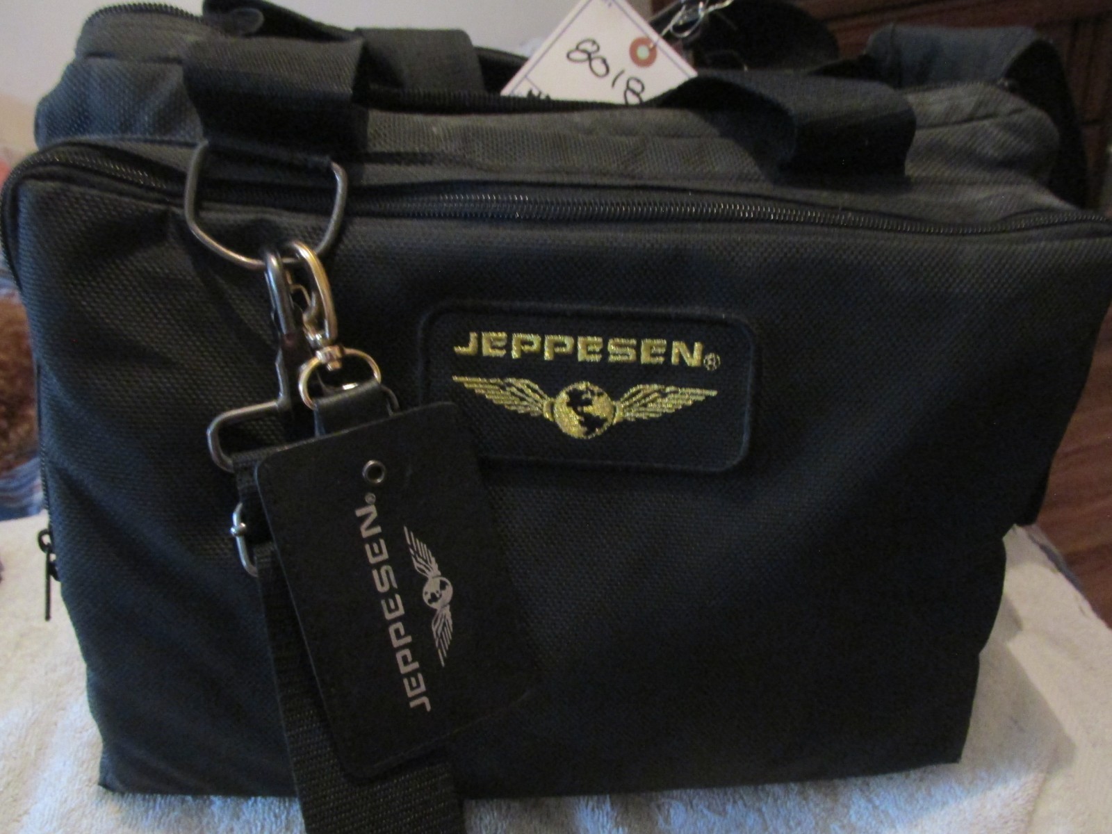 Heavy Duty PILOT Black JEPPESEN AVIATOR FLIGHT BAG Customizable Detachable Case