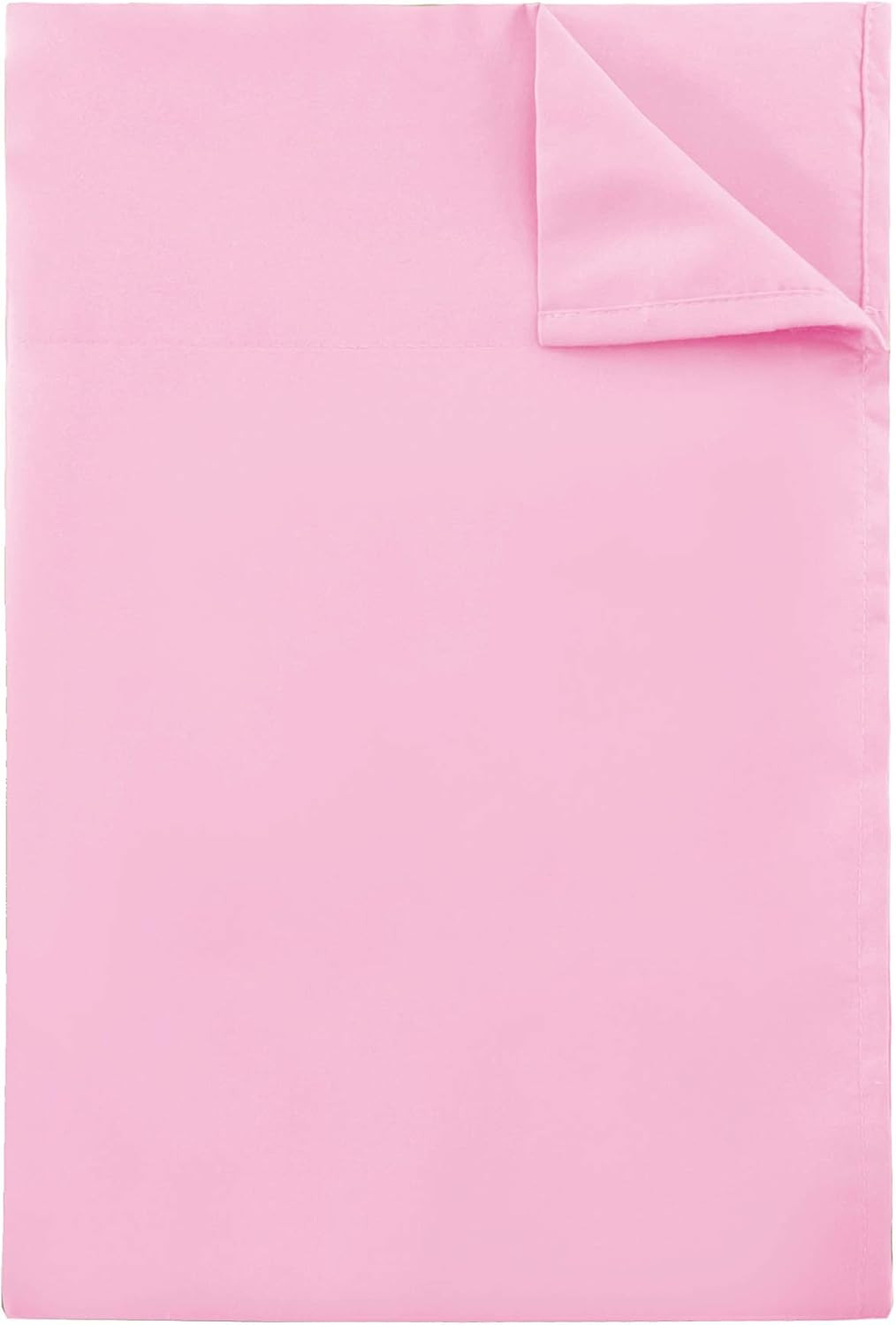 Bedding Flat Sheet, Twin Pink Top Sheet for Mattress
