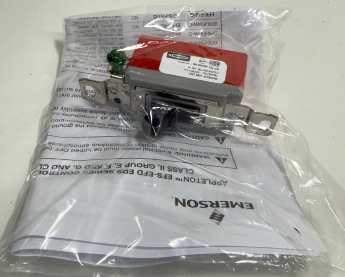 APPLETON EDSF12 + EFSFR1Q + EDS271 = EDS2129 20A Explosionproof Switch Assembly