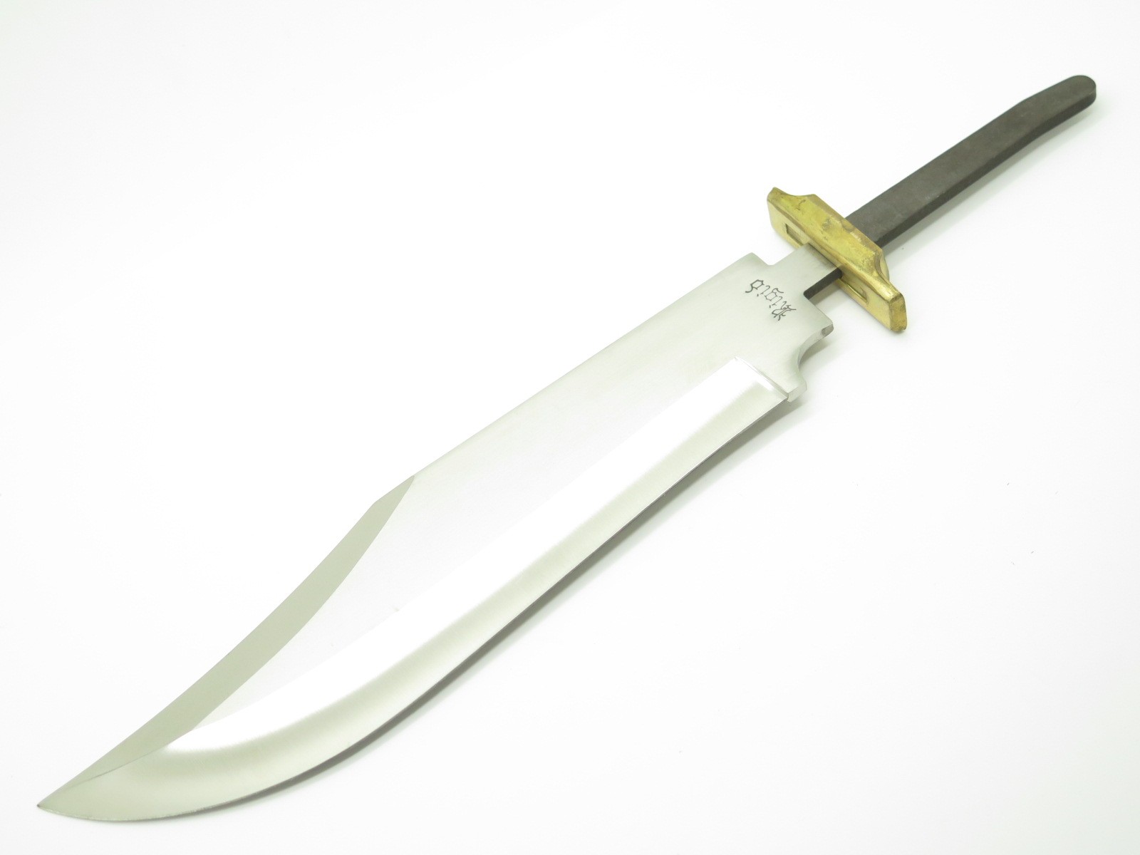 Vtg Rigid RG-33 Seki Japan Tak Fukuta Fixed Knife Making Bowie 9.12" Blade Blank