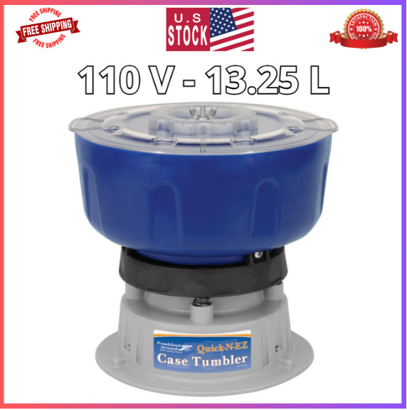 Frankford Arsenal 110V Brass Vibratory Case Tumbler Media Separator Reloading